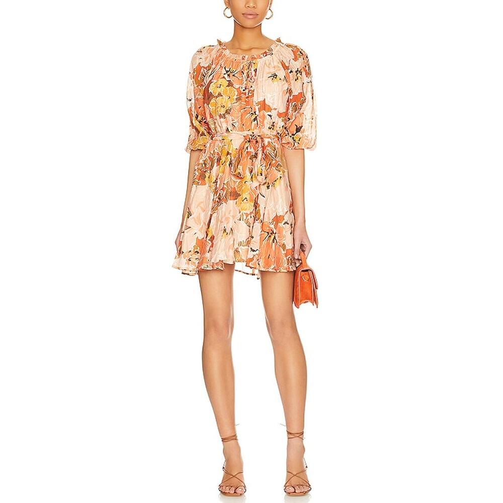 Minkpink Flowy Floral Tahlia Mini Dress Size XS